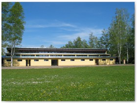 Sportovní hala venek